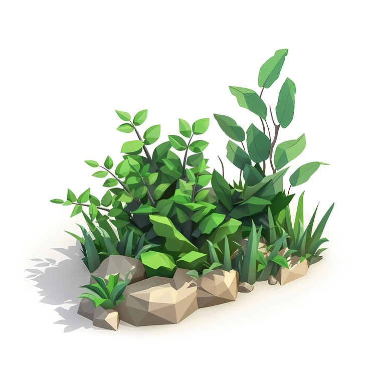 Ground Cover,Plant,Low Poly