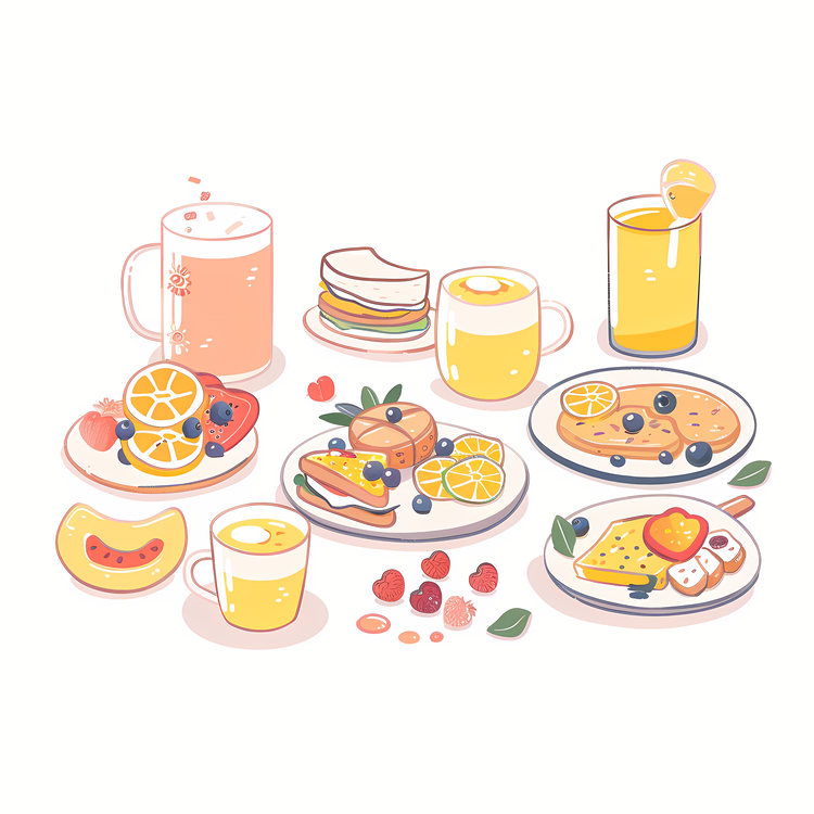 Breakfast,Fruit,Juice