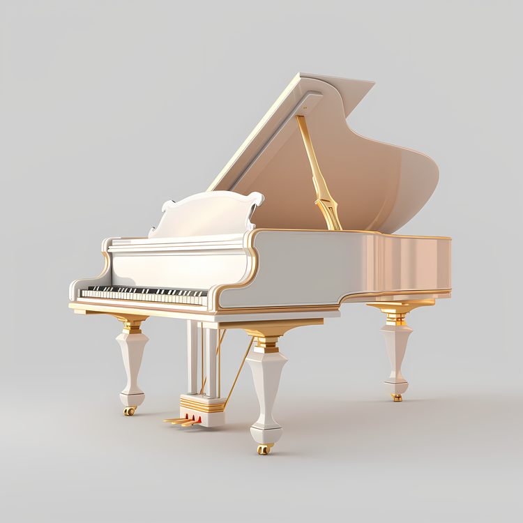 Piano,Musical Instrument,White