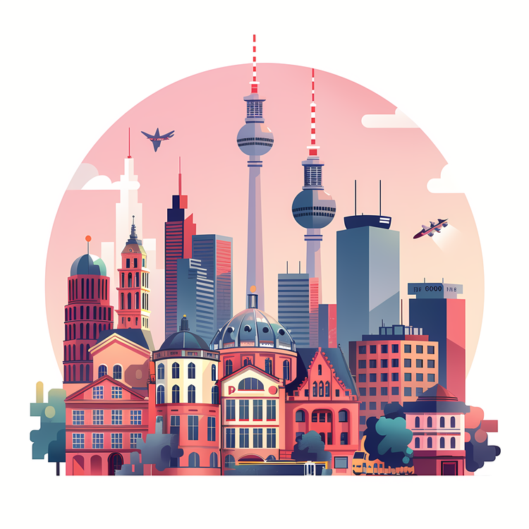 Berlin,Skyline,Tower