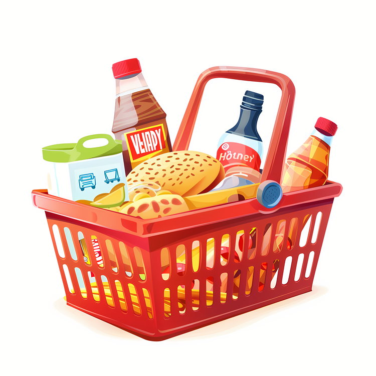 Shopping Basket,Food,Grocery Basket