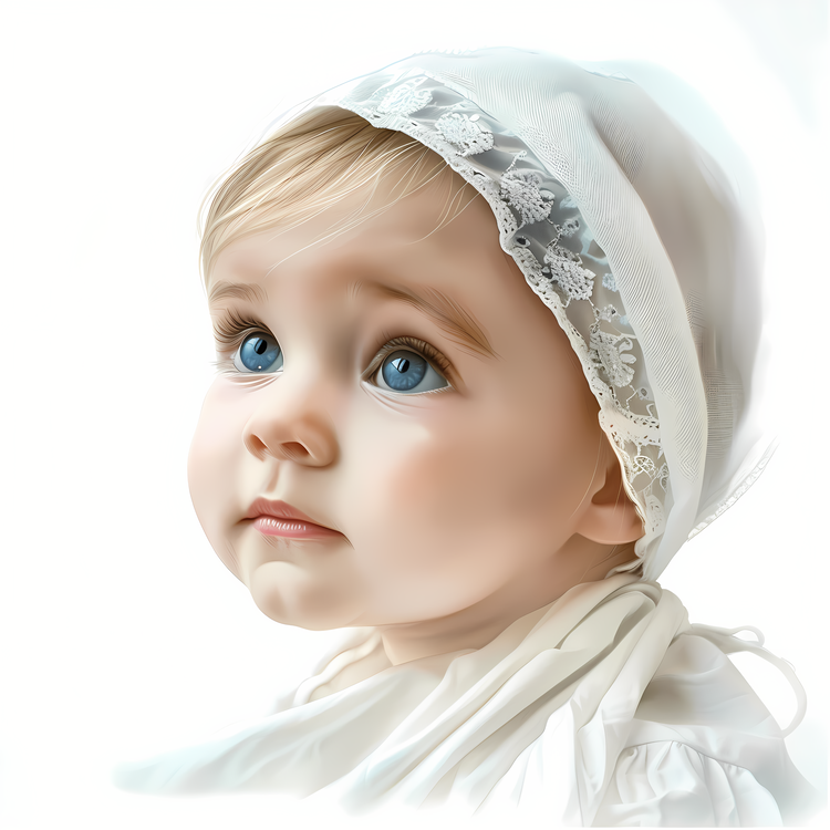 Baby Girl,Portrait,Blue Eyes