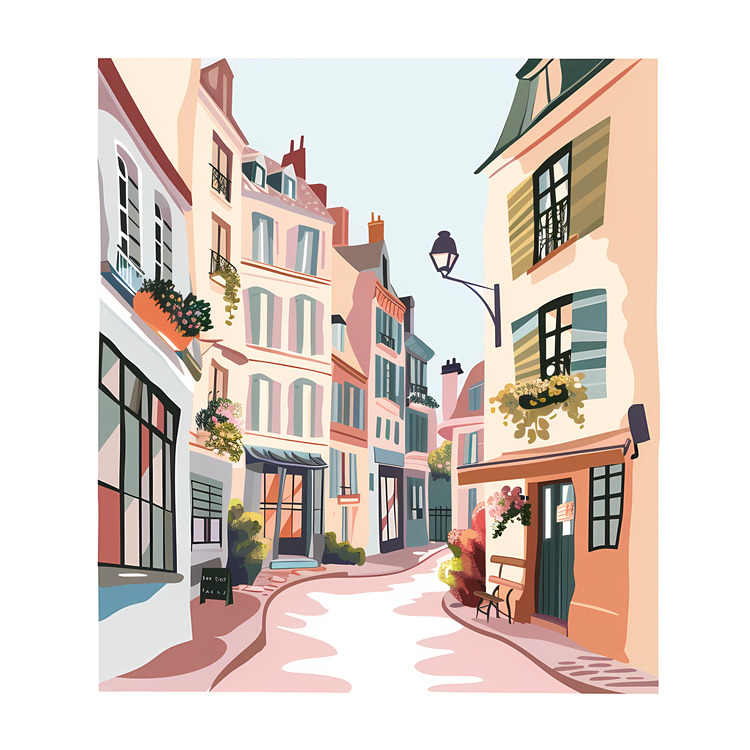 Street,Paris,Street Scene