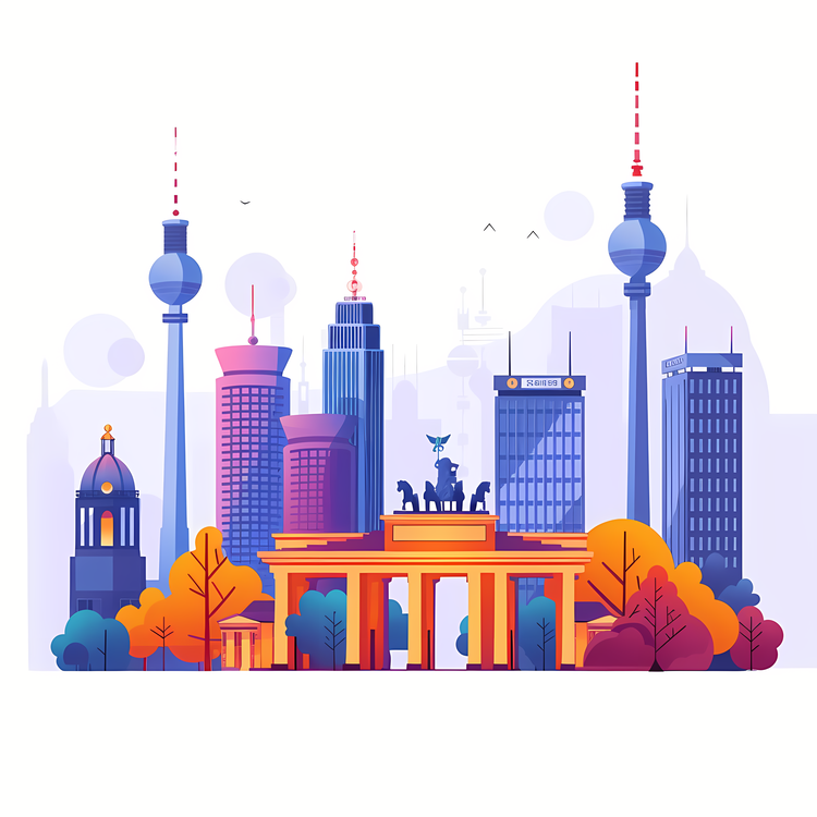 Berlin,Germany,Skyline