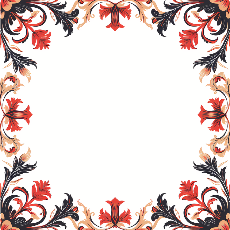 Border Texture,Ornate Frame,Floral Pattern