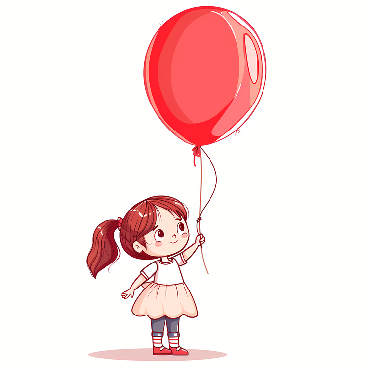 Girl Holding Balloon,Girl,Pink Dress