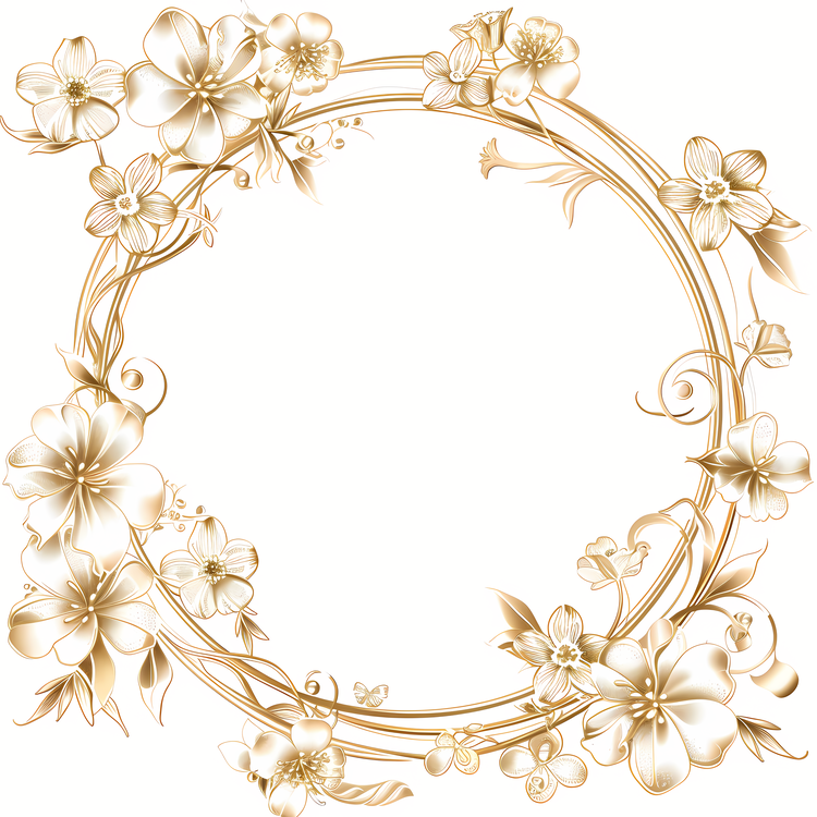 Wedding Frame,Floral,Wreath