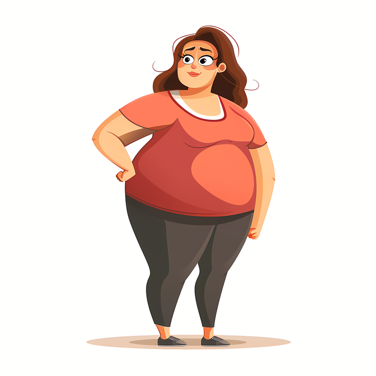 Obesity Woman,Fat,Overweight
