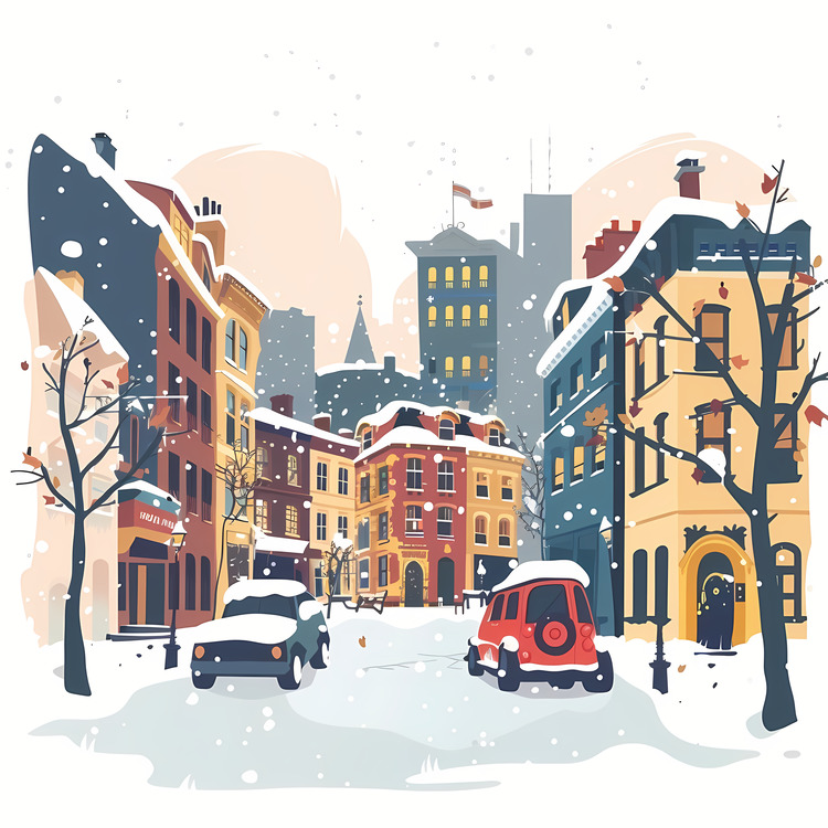 Street,Winter,Snow