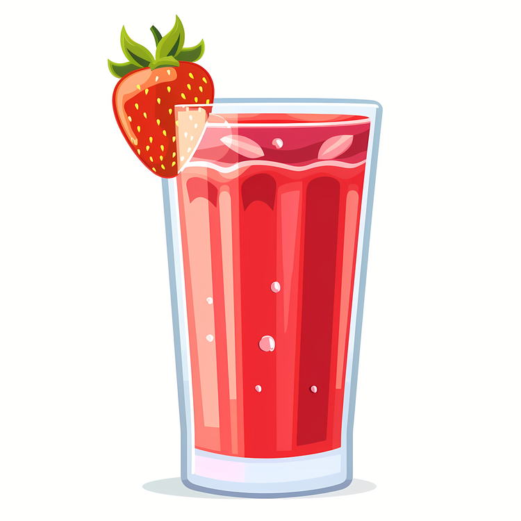 Strawberry Juice,Sour,Drink