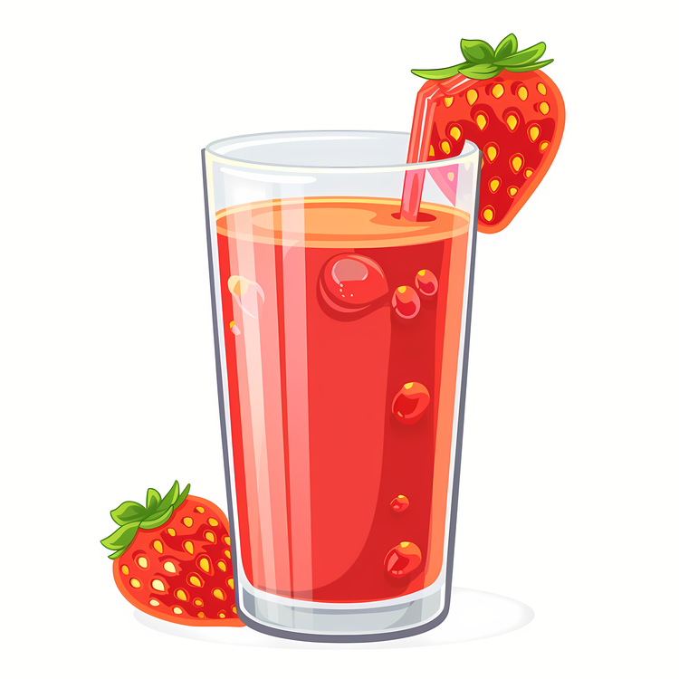 Strawberry Juice,Fresh,Sweet