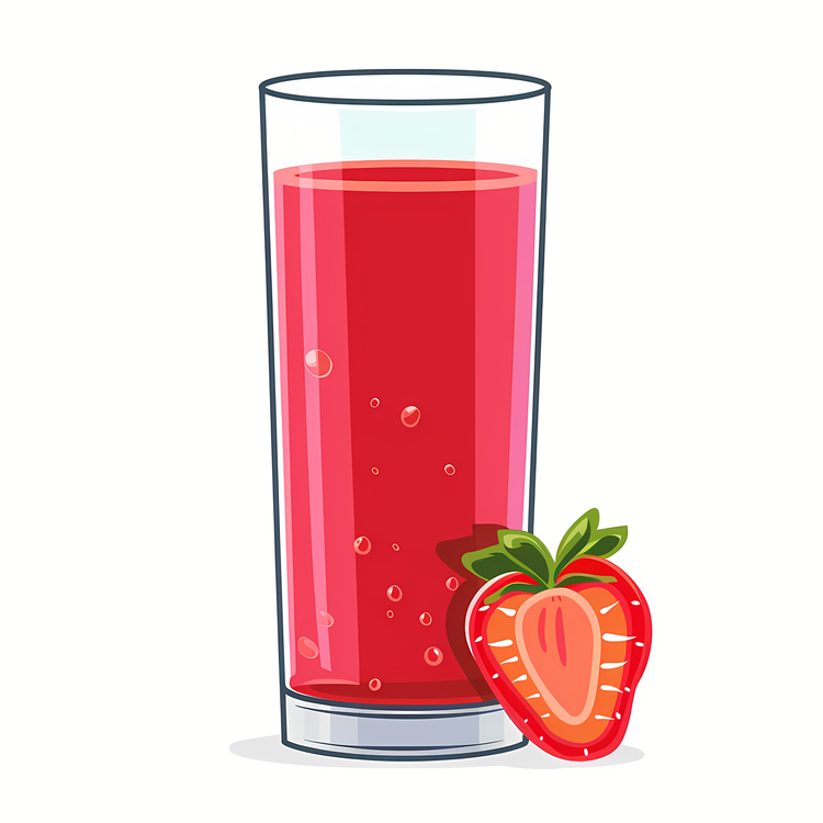 Strawberry Juice,Strawberry Drink,Juice Glass