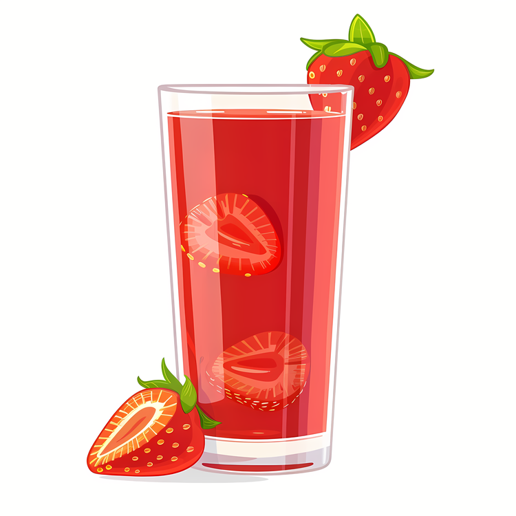 Strawberry Juice,Strawberry Drink,Strawberry Drink In A Glass