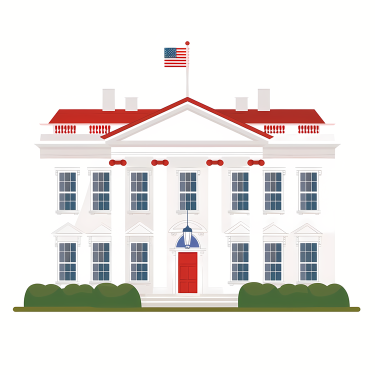 House,American Flag,White House
