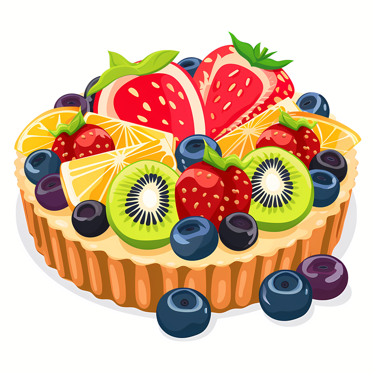 Fruit Tart,Food,Pastry