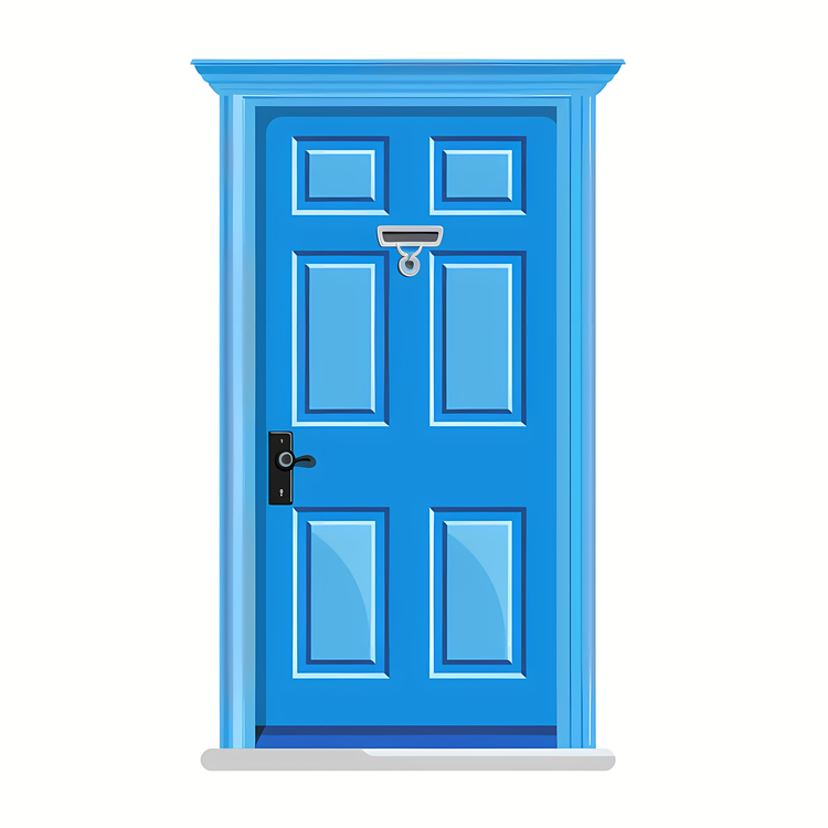 Door,Blue Door,Front Entrance