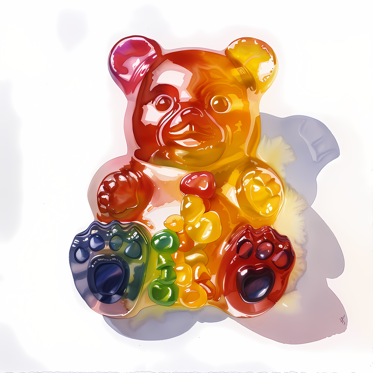 Gummi Bear,Colorful,Abstract