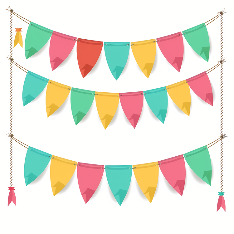 Party Flag String,Colorful,Banner