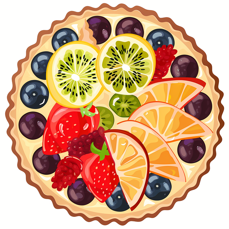 Fruit Tart,Food,Pie