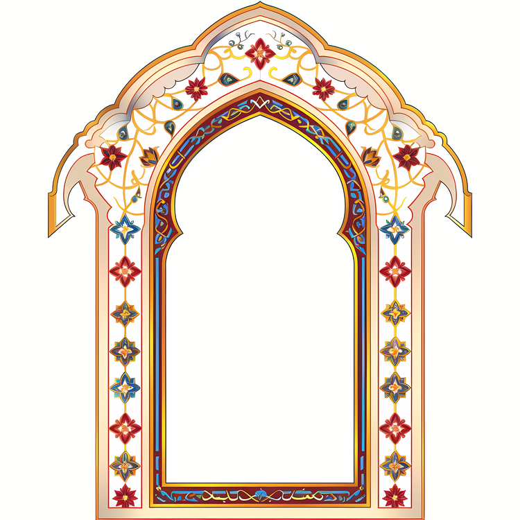 Islamic Frame,Architecture,Ornate