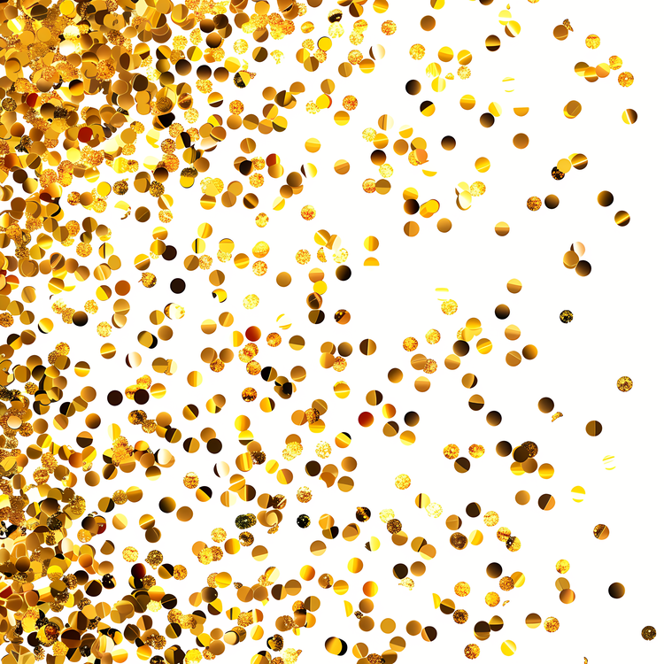 Party Confetti,Gold Glitter,Confetti