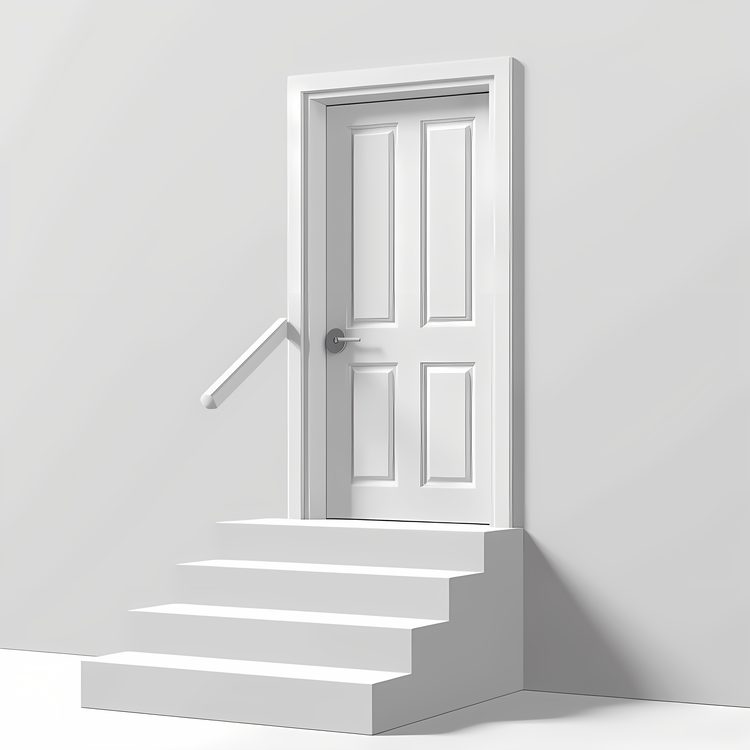 Door,Open Door,White