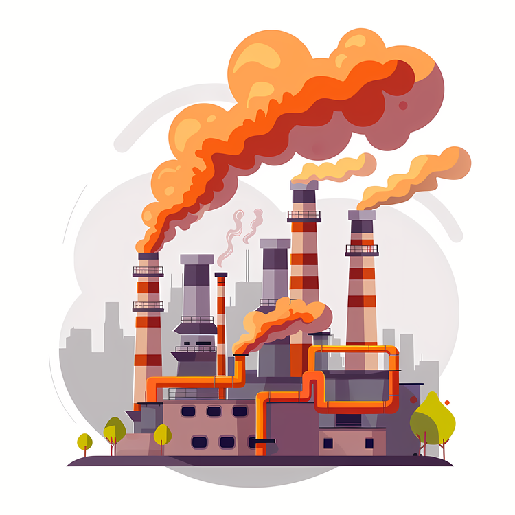 Environment Pollution,Industrial,Smokestacks