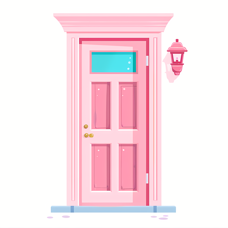 Door,Pink Door,Doorway