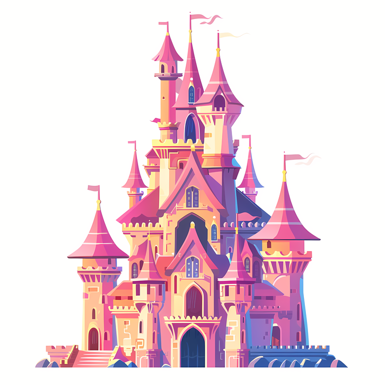 Middle Ages Castle,Fairy Tale Castle,Enchanted Castle