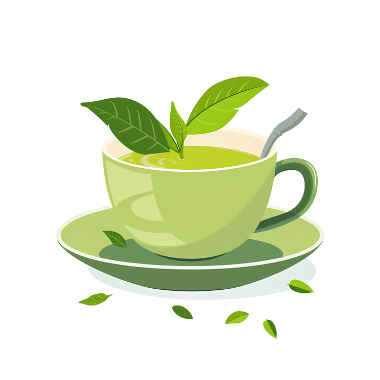 Tea Background,Green Tea,Tea Cup