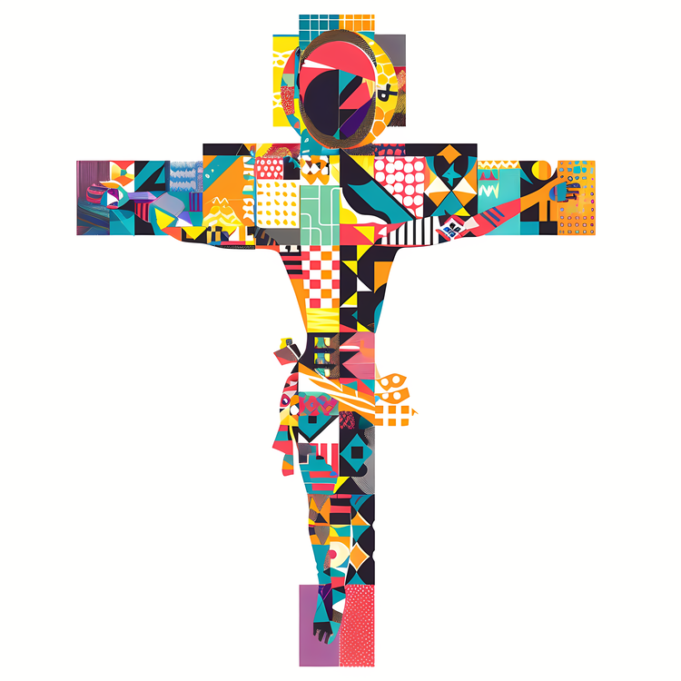 Crucifix,Cross,Colorful