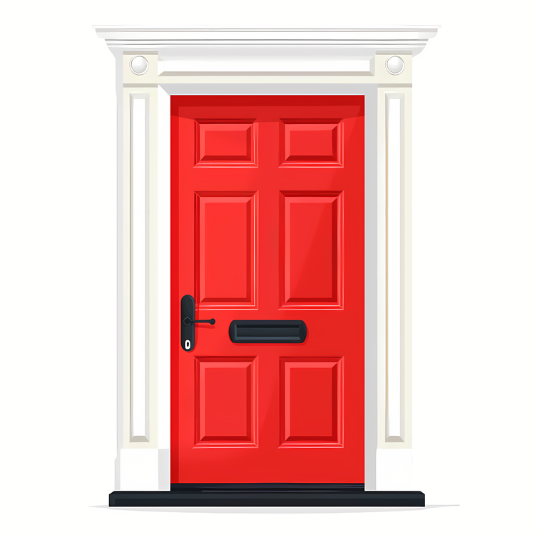Door,Red Door,Front Entrance