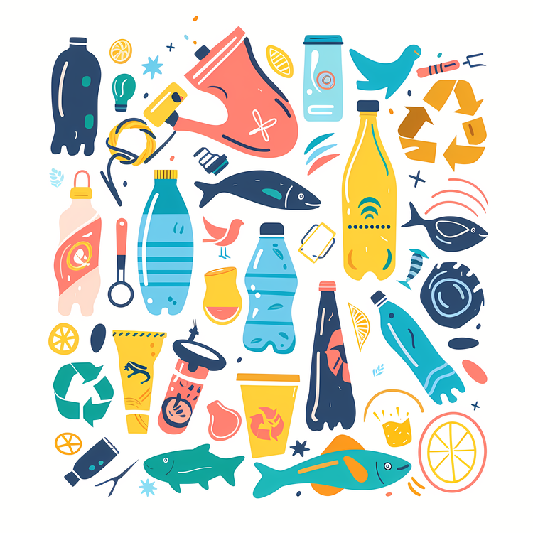 Environment Pollution,Plastic Bottles,Trash