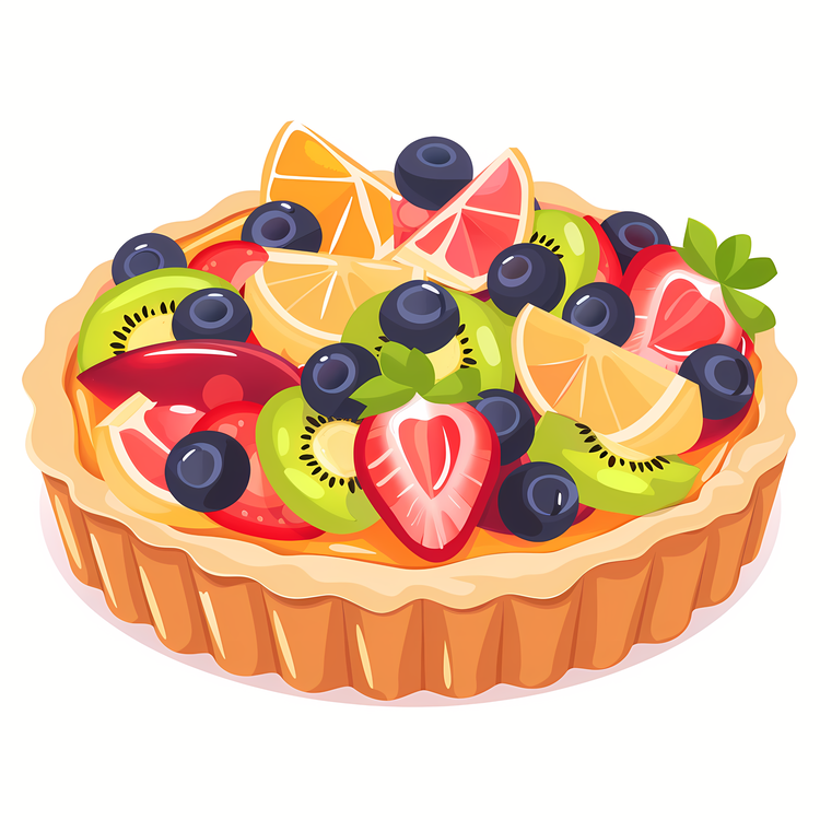 Fruit Tart,Cake,Fruit