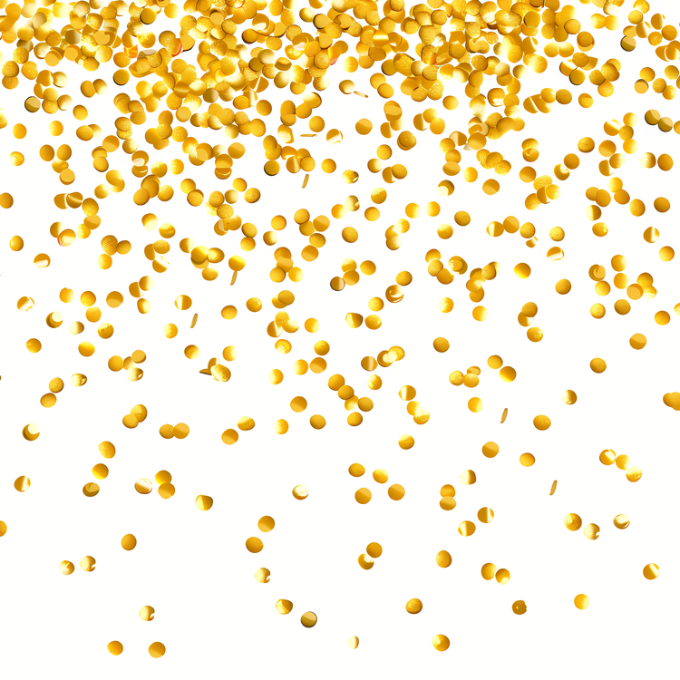 Party Confetti,Confetti,Gold