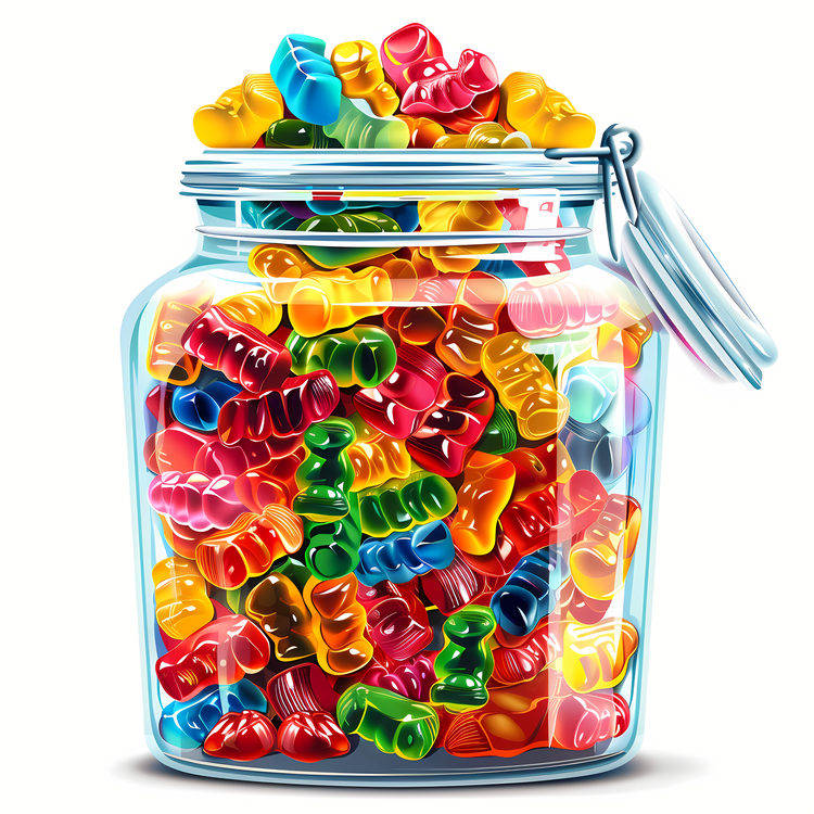 Gummi Bear,Jelly Beans,Colorful