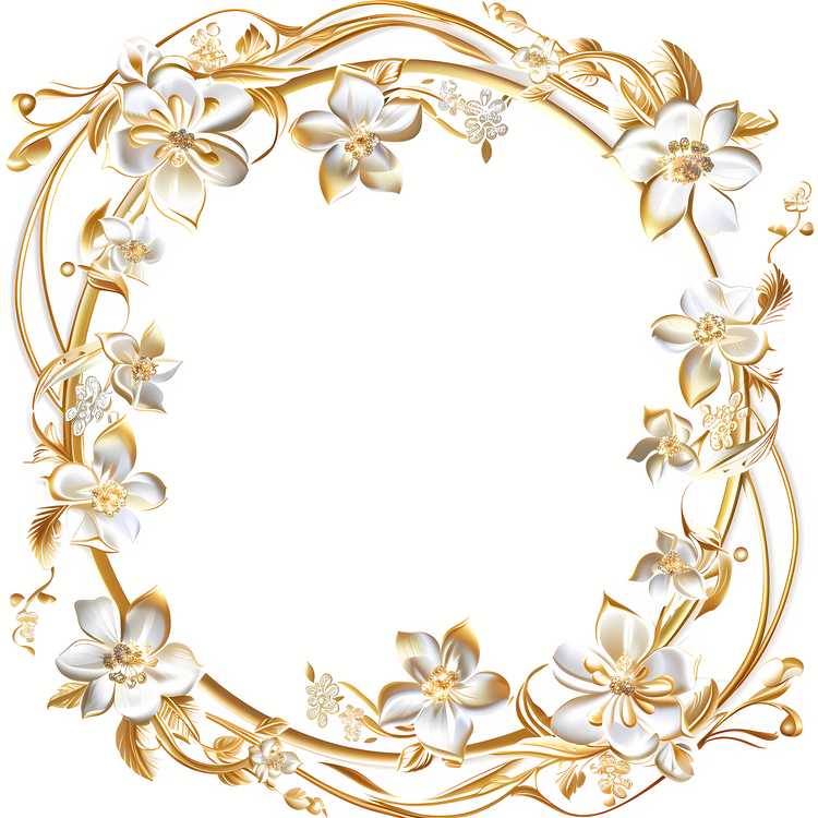Lgbt Wedding,Gold Frame,Floral Design
