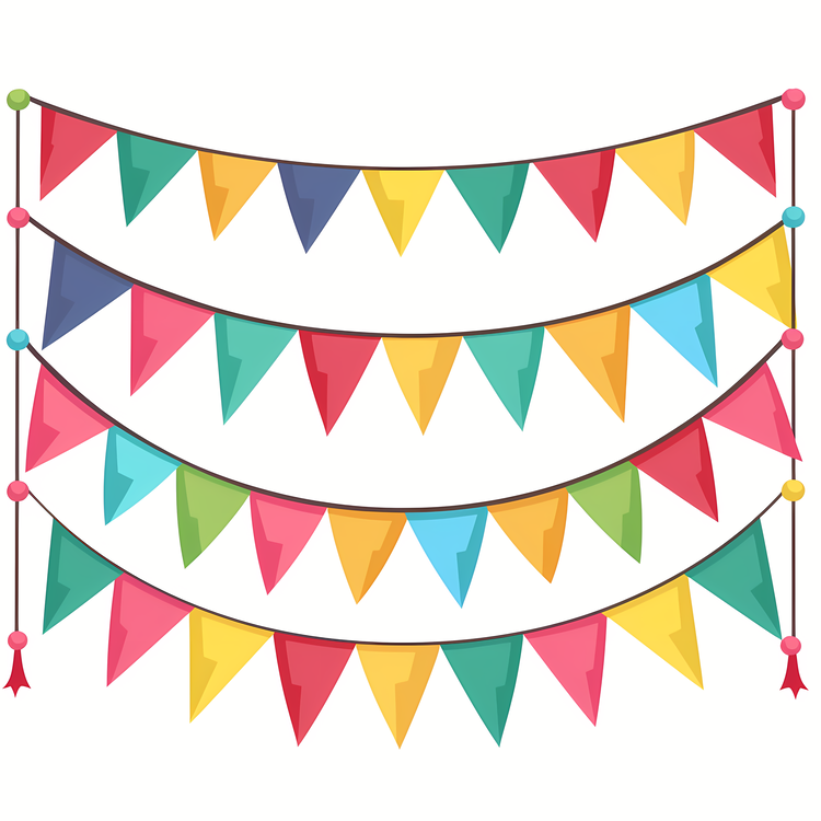 Party Flag String,Banners,Flags