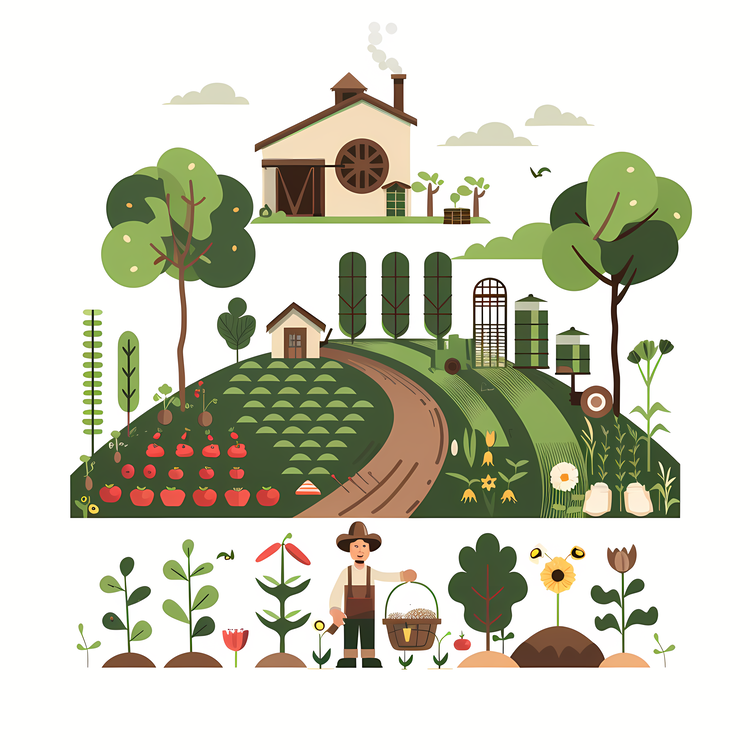 Spring Farming Life,Organic Farming,Agriculture