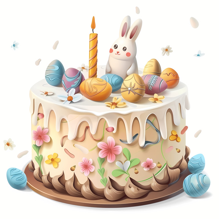 Easter Cake,Bunny,Birthday Cake