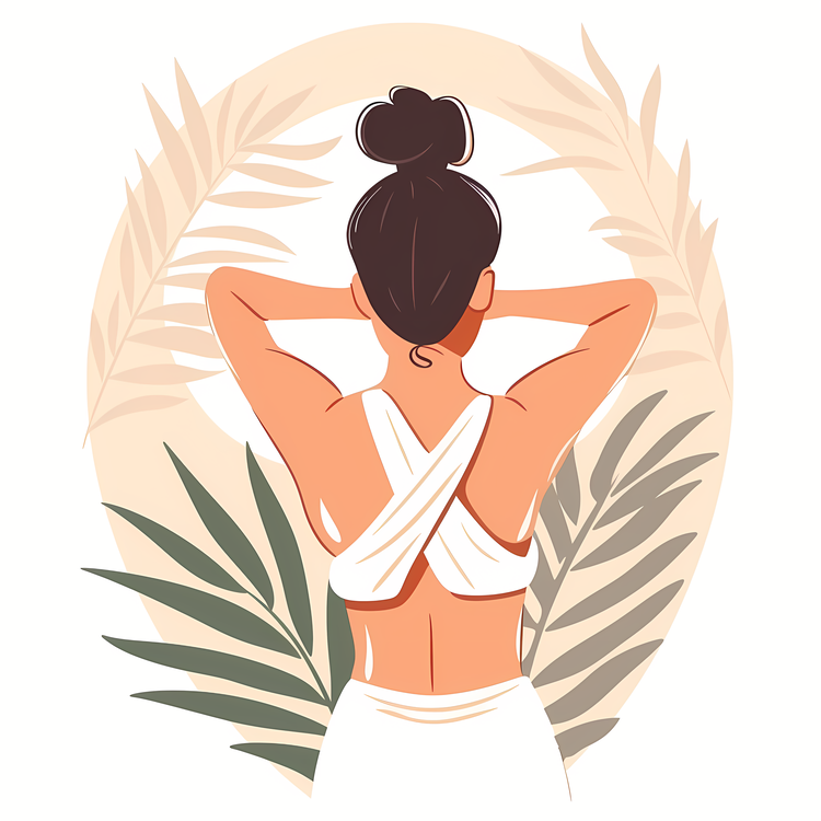 Spa Girl Background,Woman,Body Posture