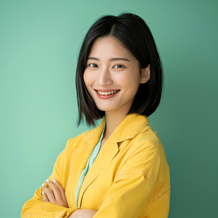 Woman,Happy Asian Woman,Smiling Asian Woman
