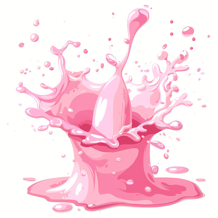 Splash,Pink,Ink