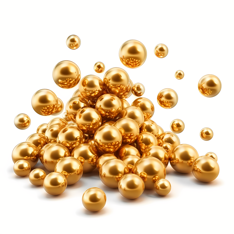 Gold,Gold Balls,Spheres