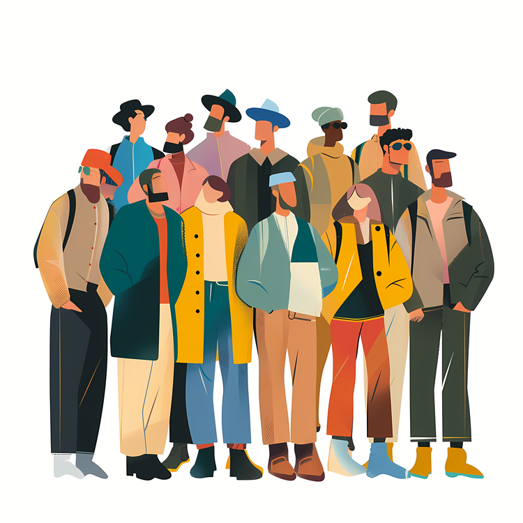 Group Of People,Human,Colorful
