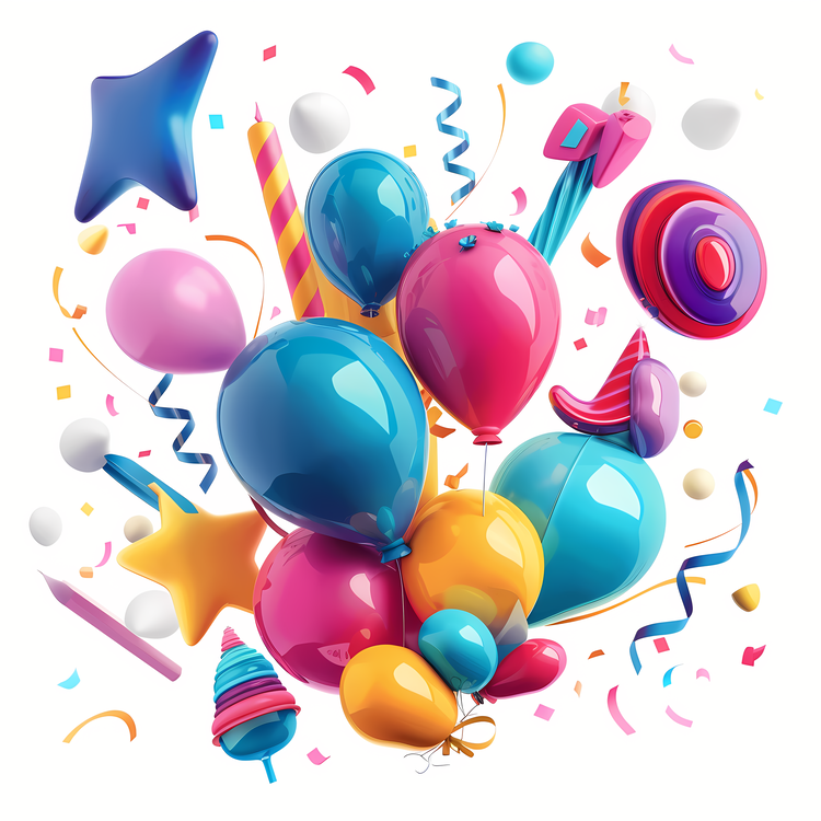 Party Day,Colorful,Balloons