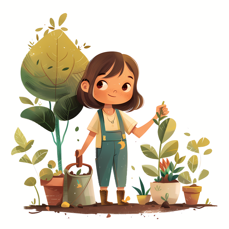 Gardening,Arbor Day,Child