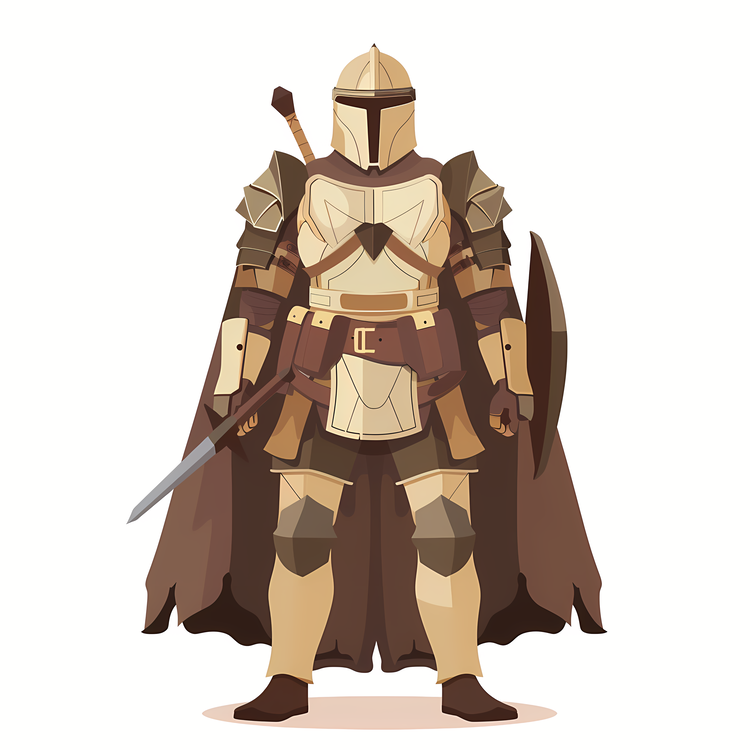 Middle Ages Costume,Cartoon,Warrior