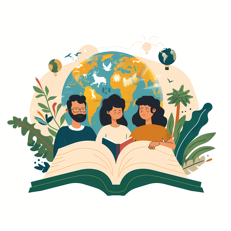 World Storytelling Day,People Reading A Book,Children Reading A Book