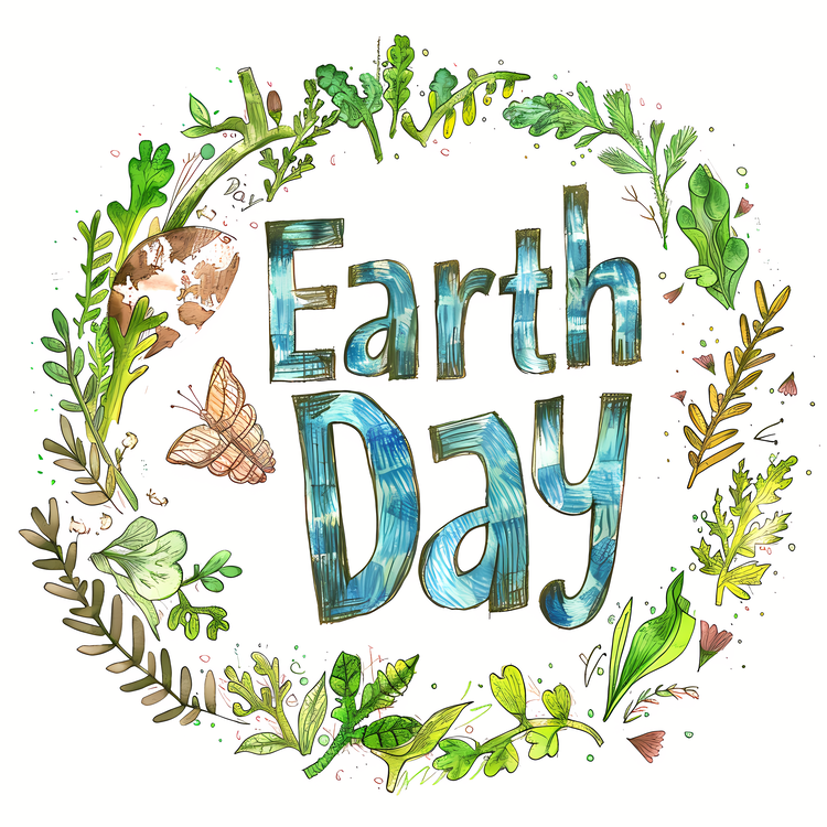 Earth Day,Watercolored,Ecofriendly